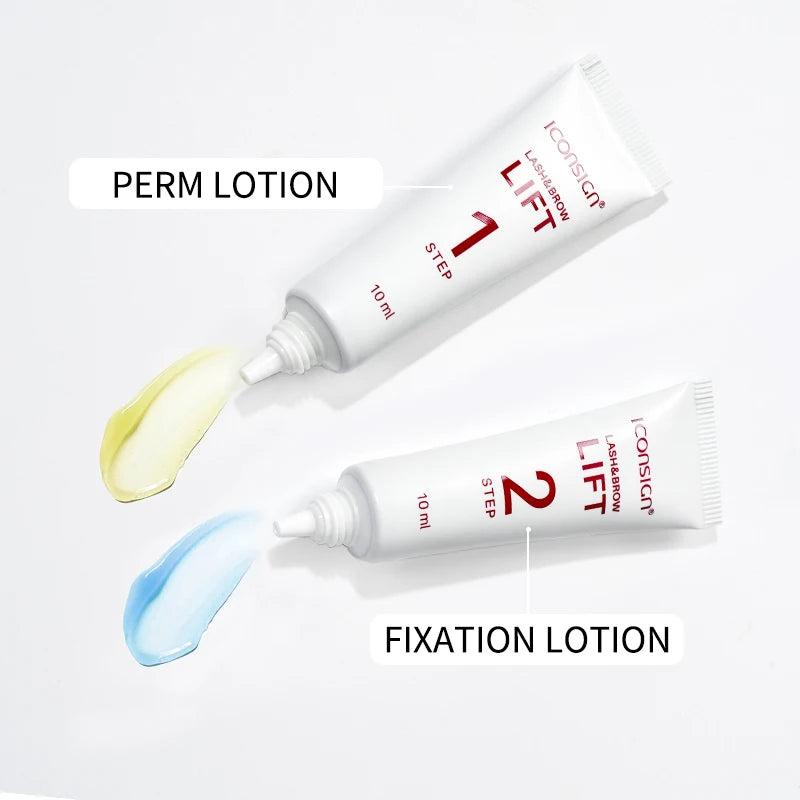 10ml Lash & Brow Lift Perm Set – Step 1 & 2 Fixation Lotion, Fast Shipping, Professional Brow & Lash Perming