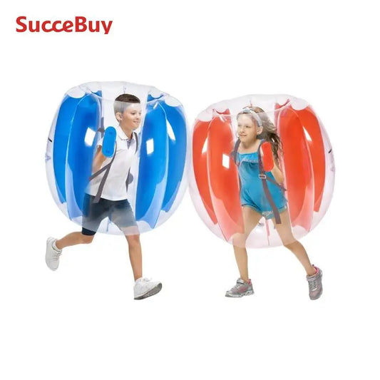SucceBuy 2-Pack 2/3FT Inflatable Bumper Balls Body Sumo Zorb Balls for Kids & Teens Durable PVC Human Hamster Bubble Balls