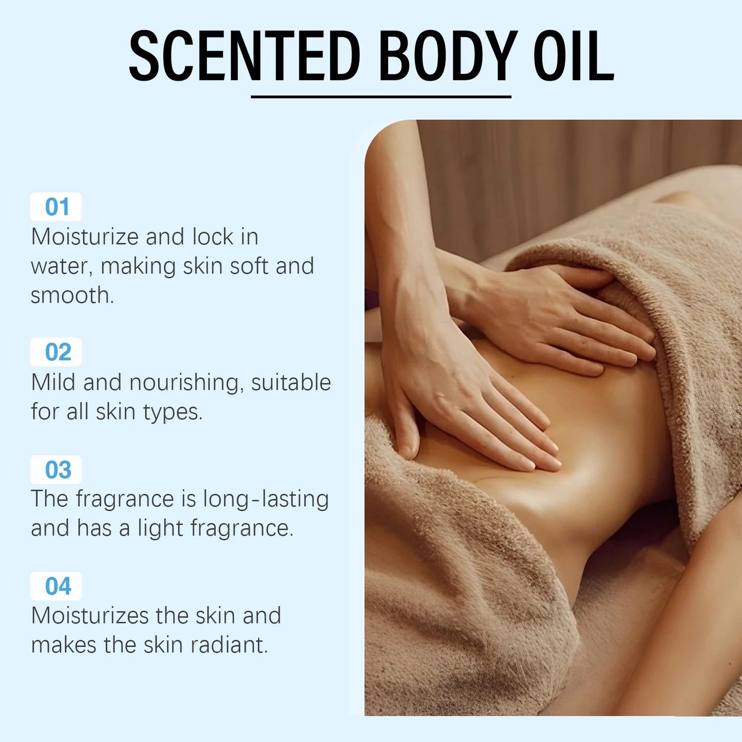 Vanilla Body Massage Oil – Relax & Nourish