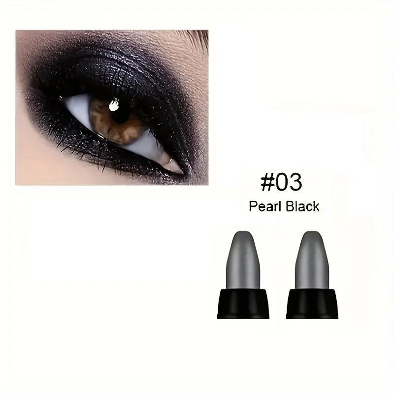 16-Color Pearlescent Eyeliner – Glitter Waterproof Long-Lasting Eye Makeup
