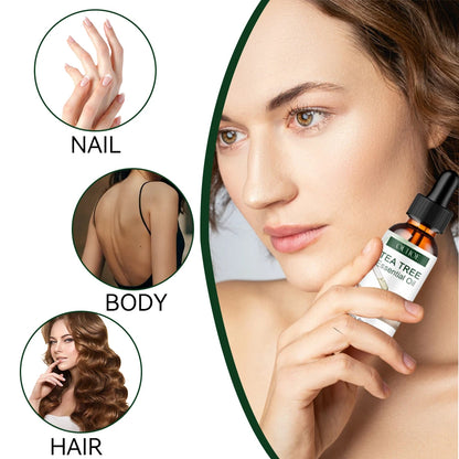 Tea Tree Essential Oil – Natural, Pure & Moisturizing Oil for Face, Body & Hair Care | Aromatherapy & Skin Repair