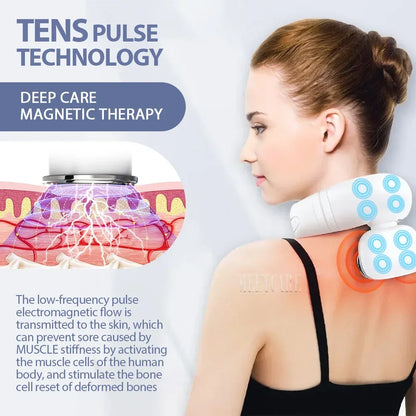 Electric Smart Neck & Back Pulse Massager