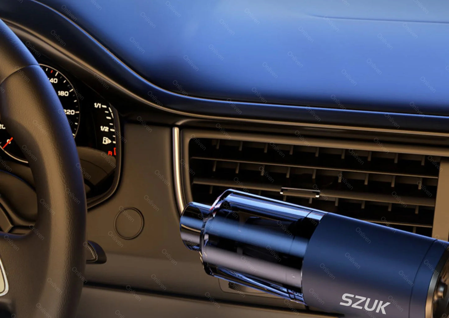 SZUK 98000PA Mini Car Vacuum Cleaner Powerful Cleaning Machine Strong Suction Handheld for Car Home Portable Wireless Cleaner