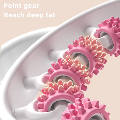 Leg Massager Roller – 12-Wheel Full Body Manual Massager