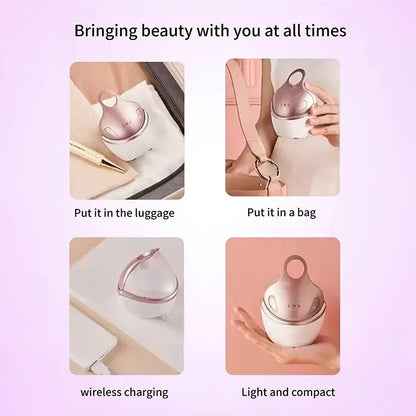 EMS 5-in-1 Facial Massager with 4D Head & LED Light Therapy