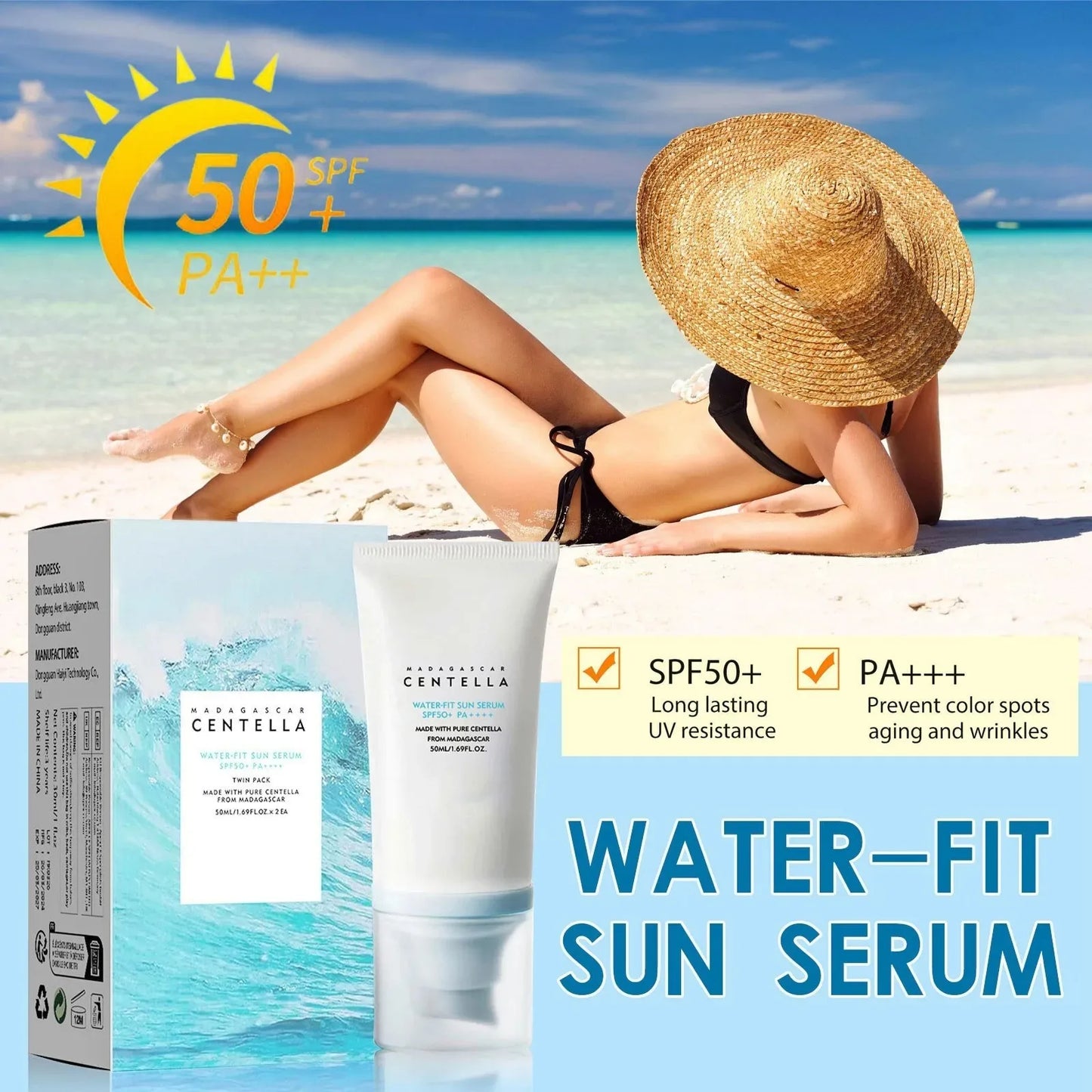 Centella Sunscreen SPF50+ Face & Body