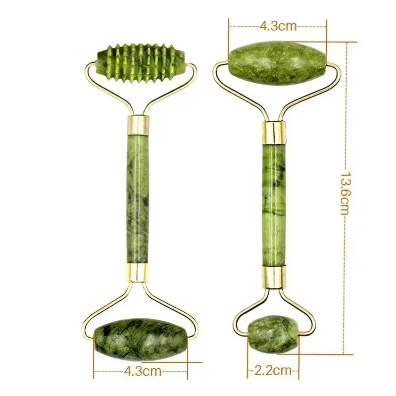 Natural Jade Gua Sha Face Massager – Facial & Eye Care SPA Tool