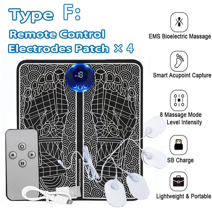 Electric EMS Foot Massager Pad