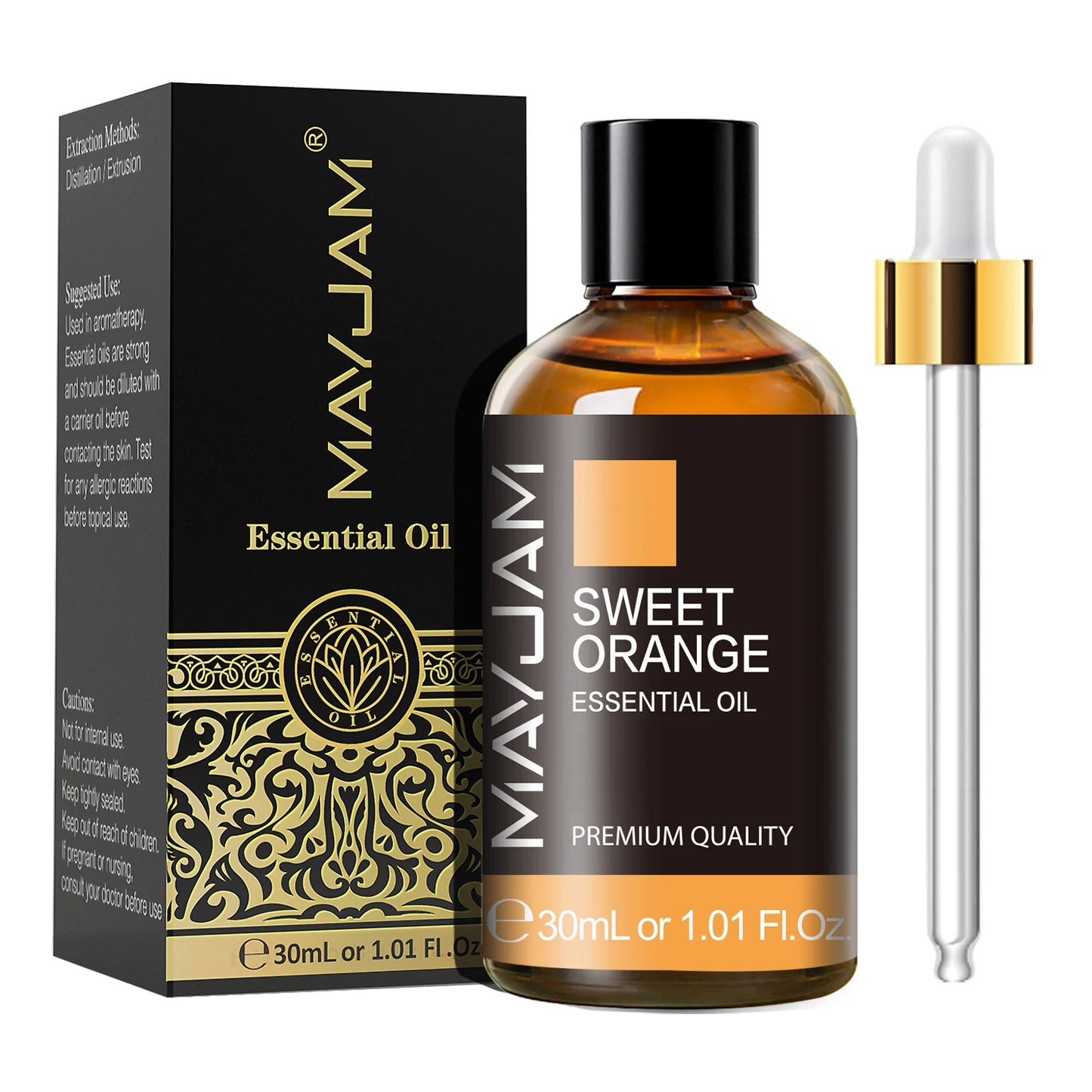MAYJAM Essential Oils Set – Citronella, Jasmine, Eucalyptus, Sweet Orange & More