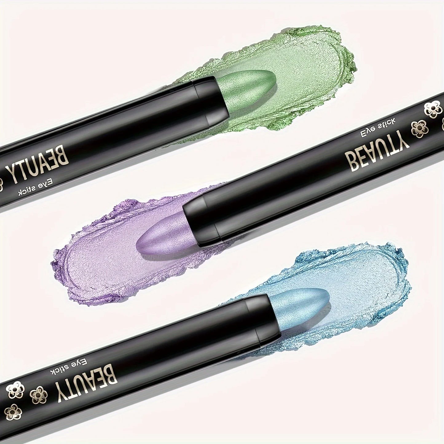 16-Color Pearlescent Eyeliner – Glitter Waterproof Long-Lasting Eye Makeup