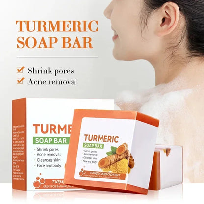 Handmade Turmeric Soap – Skin Brightening & Deep Cleansing Bar