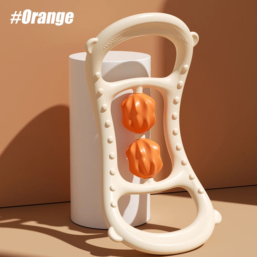 Leg Massager Roller – 12-Wheel Full Body Manual Massager