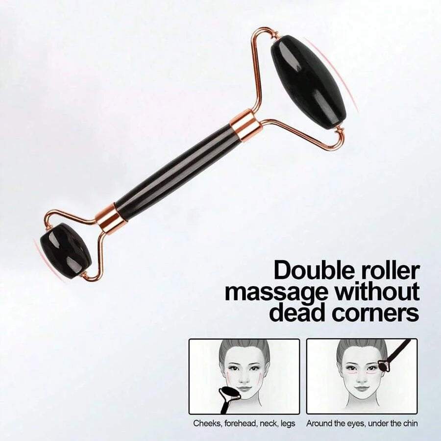 Facial Skincare Ice Roller & Gua Sha Face Tool for Lifting, Contouring & Massage