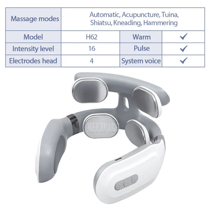 Electric Smart Neck & Back Pulse Massager