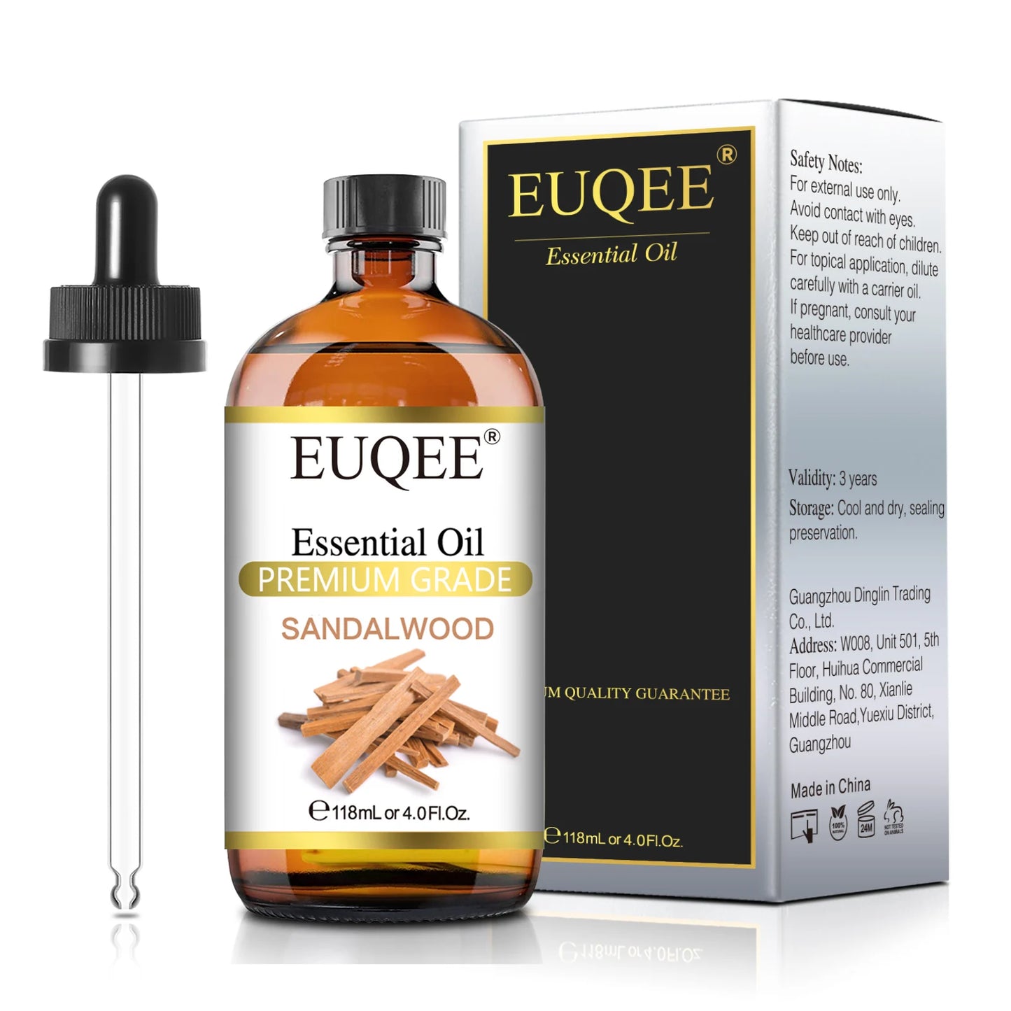 EUQEE 4oz Essential Oil – Aromatherapy, Diffuser & Candle Making