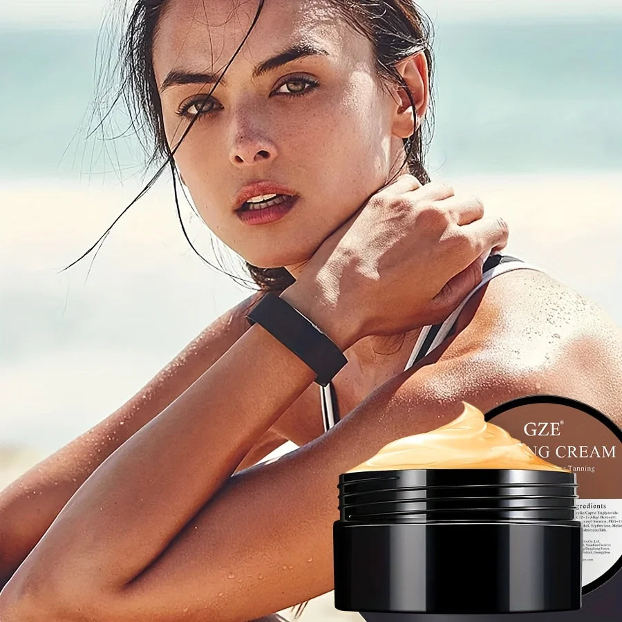 GZE Self Tanning Cream – Natural Sunless Bronzing Lotion