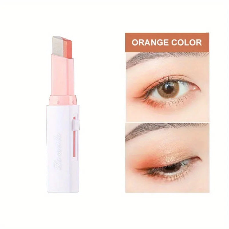 Two-Color Gradient Eyeshadow Stick – 3D Natural Long-Lasting Makeup