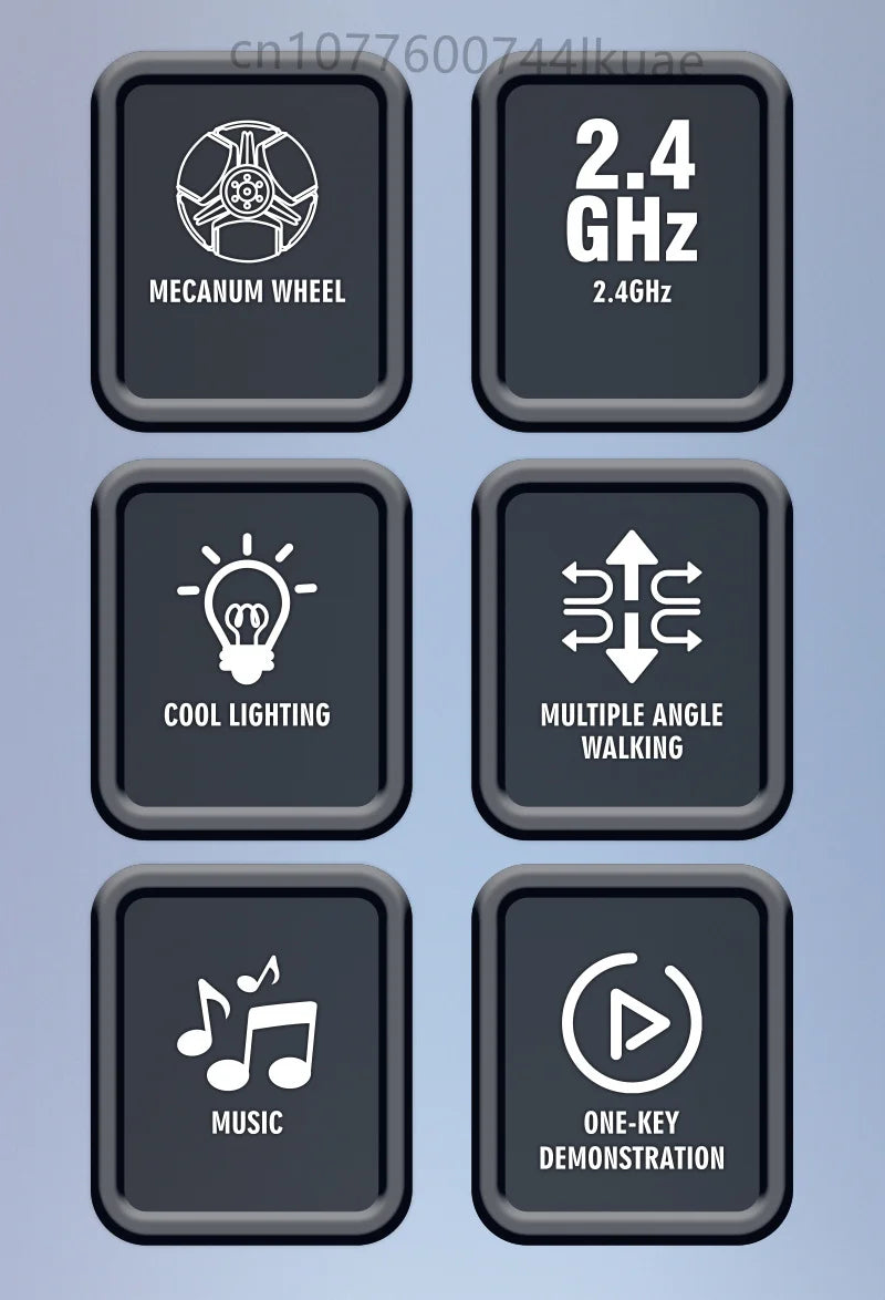 Smart RC Robot Dog Toy – Electric Stunt Pet with 8-Wheel Drift