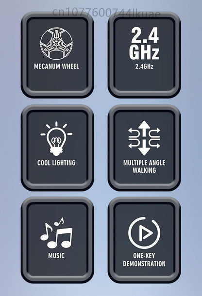 Smart RC Robot Dog Toy – Electric Stunt Pet with 8-Wheel Drift