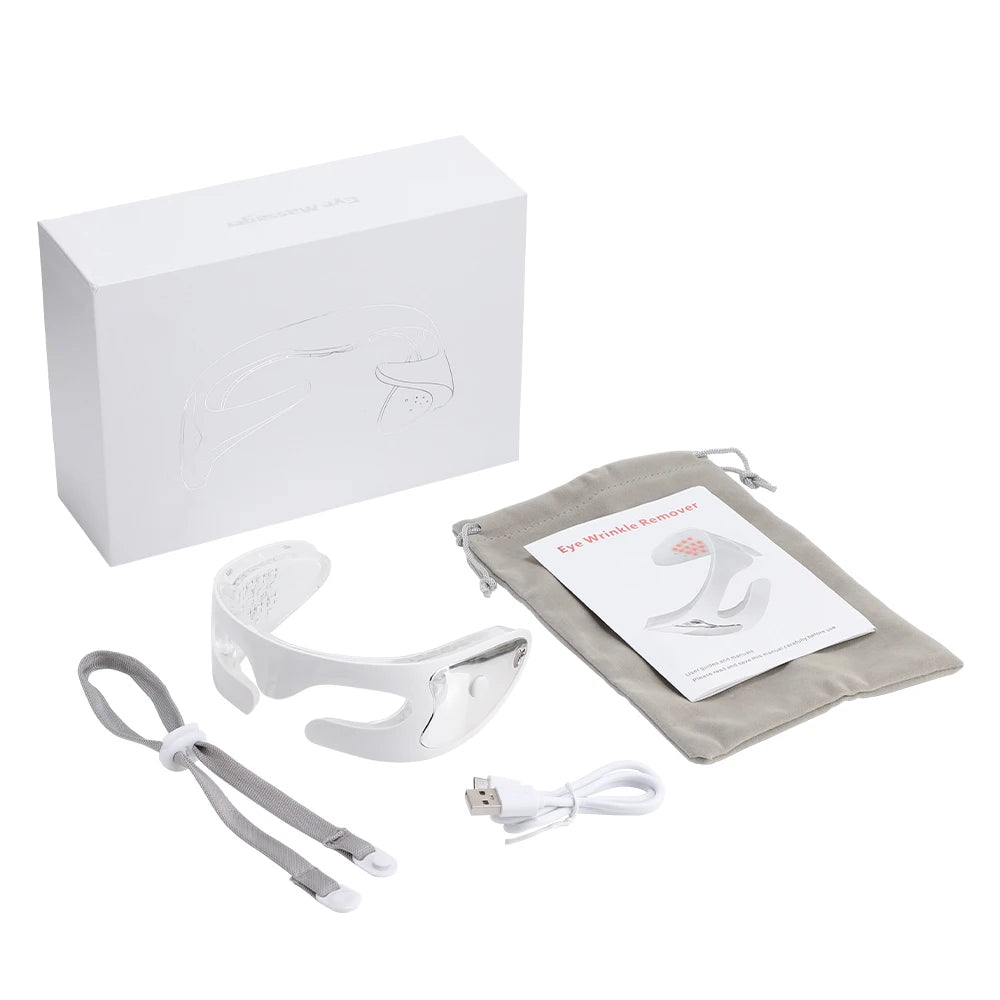 Vibration Eye Massager – LED Light Therapy Anti-Aging Eye Care