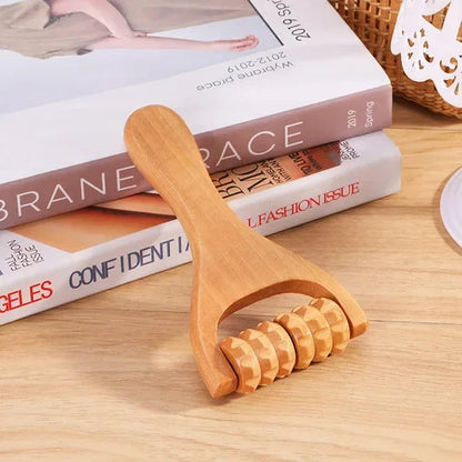 Wood Back Massage Roller Rope – Cellulite & Pain Relief Tool