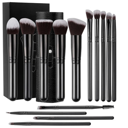 14PCS Soft Fluffy Makeup Brush Set – Foundation, Blush & Eyeshadow