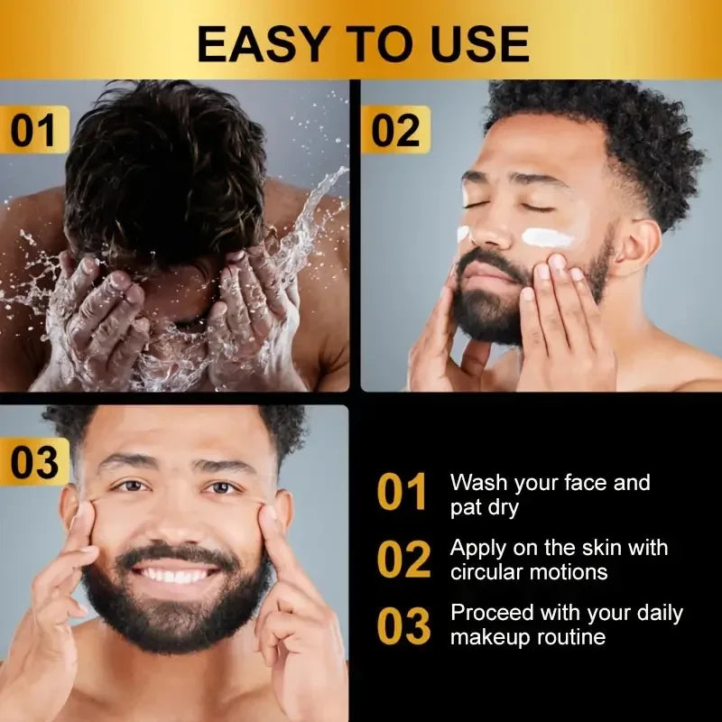 Men's Retinol Face Moisturizer – Anti-Wrinkle, Pore Minimizer & Brightening Cream