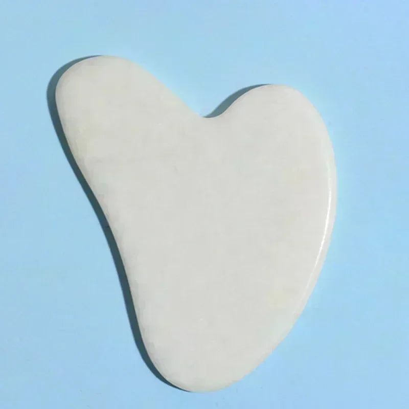 Natural Jade Gua Sha Face Massager – Facial & Eye Care SPA Tool