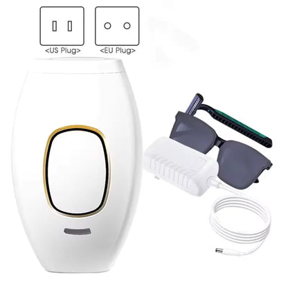 NEW IPL Hair Removal Device – 500,000 Flashes Permanent Painless Epilator for Women Body & Bikini