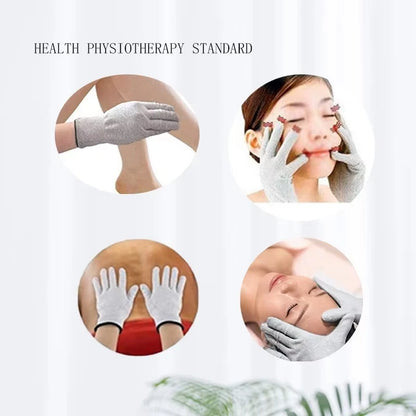 TENS/EMS Massage Gloves – 4 Modes Hand & Palm Muscle Stimulator