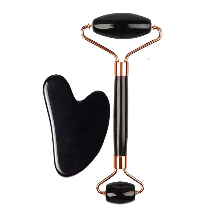 Facial Skincare Ice Roller & Gua Sha Face Tool for Lifting, Contouring & Massage