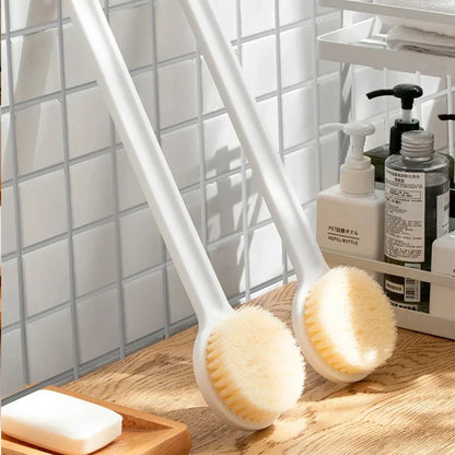 Long Handle Back Brush – Soft Bristle Shower & Body Exfoliating Scrubber
