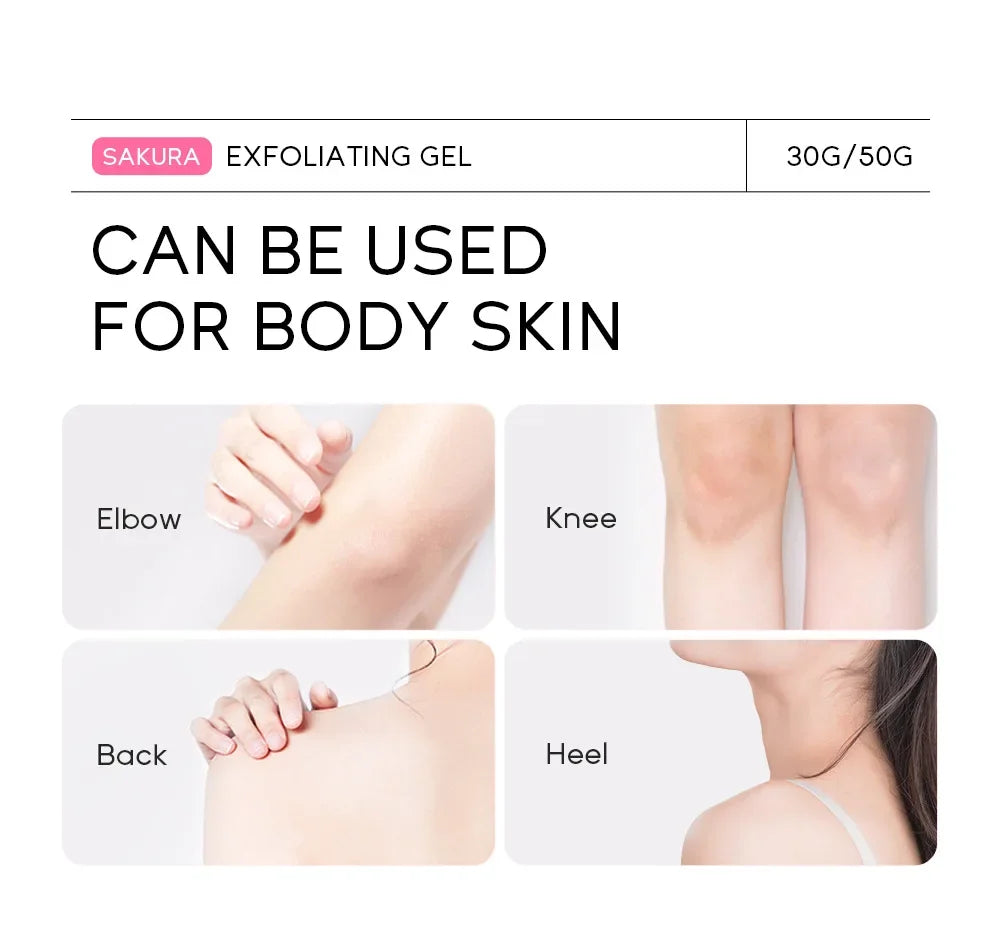 Sakura Peeling Gel – K-Beauty Exfoliating & Brightening Scrub