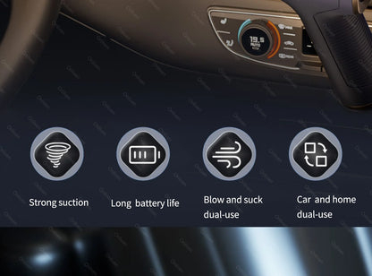 SZUK 98000PA Mini Car Vacuum Cleaner Powerful Cleaning Machine Strong Suction Handheld for Car Home Portable Wireless Cleaner