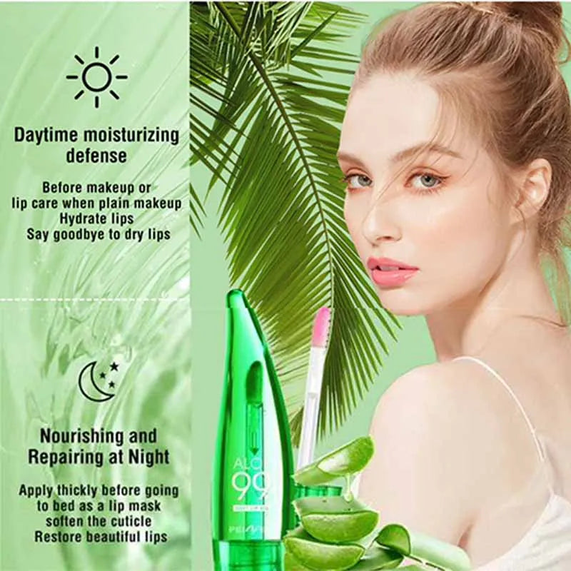 99% Aloe Vera Color Changing Lip Balm – Long-Lasting Moisture & Transparent Lip Care