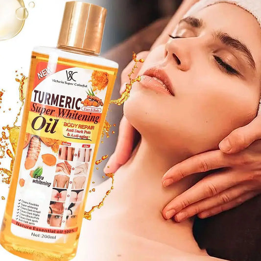 Turmeric Essential Oil – Natural Facial & Body Massage Oil | Brightening, Moisturizing & Aromatherapy Skincare