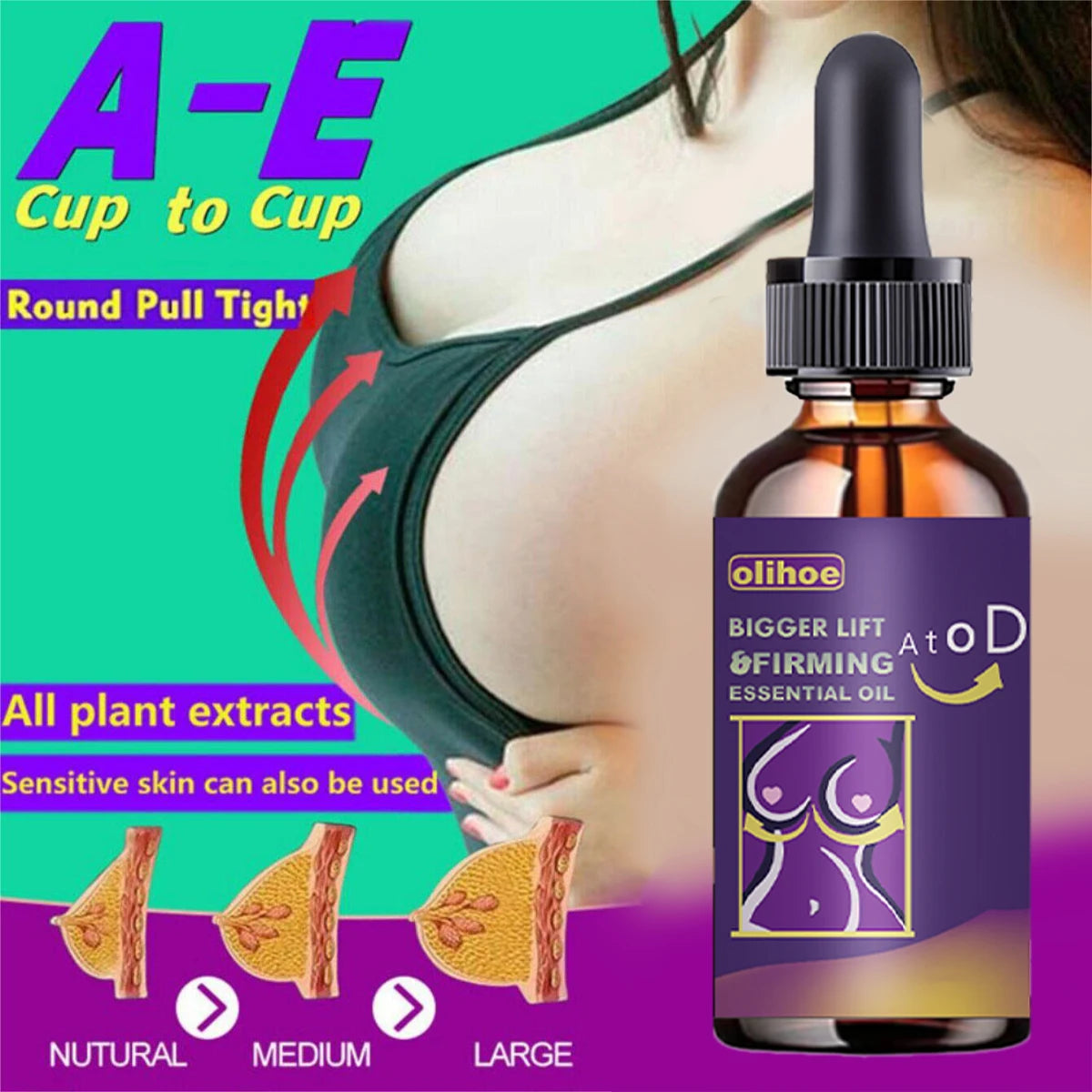 TRSTAY Chest Firming Essential Oil – Natural Plant Extract
