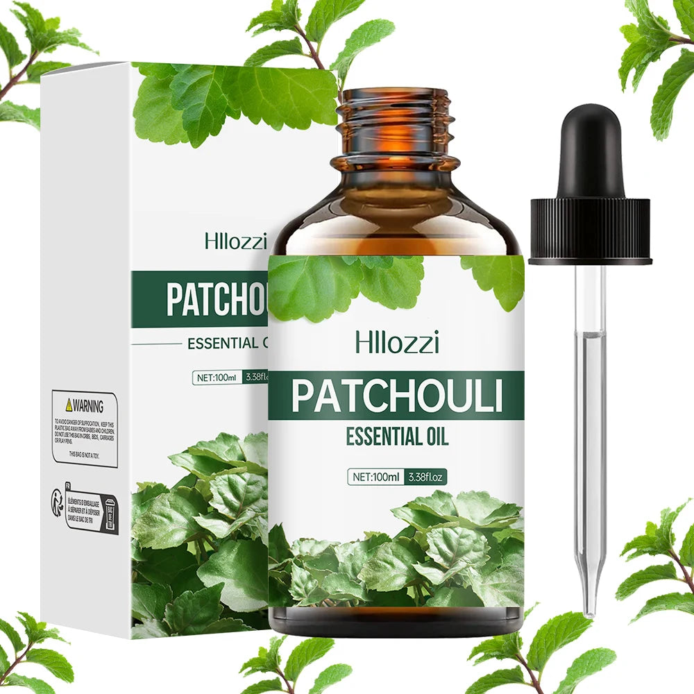 Patchouli Essential Oil – Aromatherapy & Massage Oil | Moisturizing, Nourishing & Hydrating Skin Care