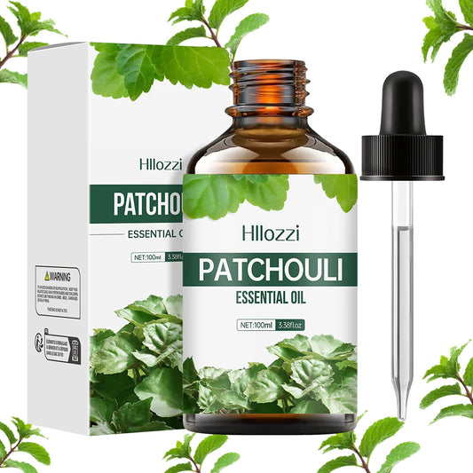 Patchouli Essential Oil – Aromatherapy & Massage Oil | Moisturizing, Nourishing & Hydrating Skin Care