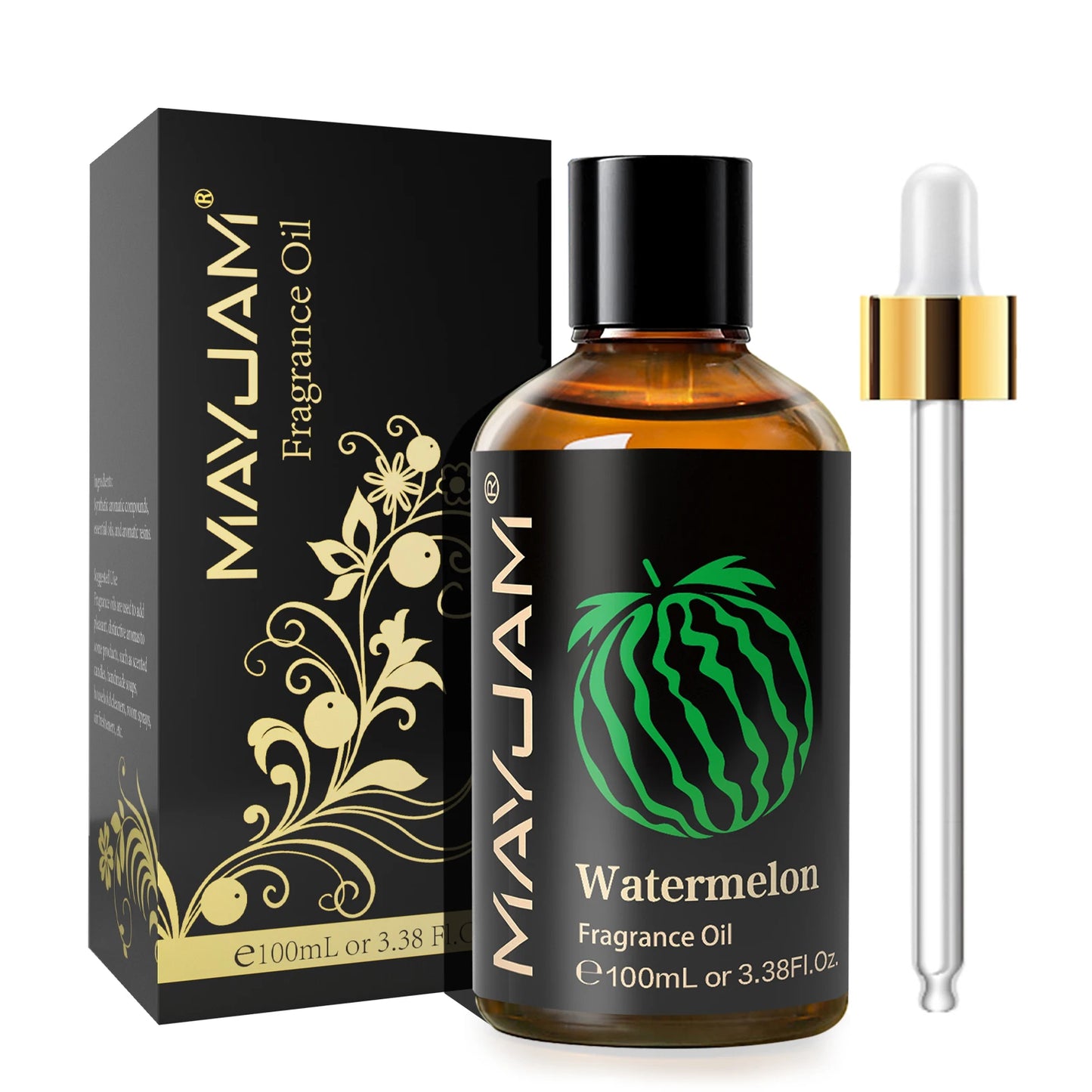 MAYJAM 100ML Fruit Fragrance Oil – Coconut, Strawberry, Watermelon & Blueberry