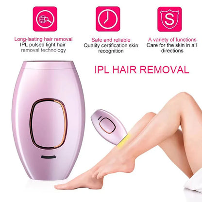 NEW IPL Hair Removal Device – 500,000 Flashes Permanent Painless Epilator for Women Body & Bikini