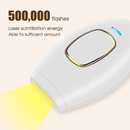 NEW IPL Hair Removal Device – 500,000 Flashes Permanent Painless Epilator for Women Body & Bikini