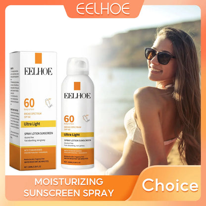 Sunscreen Spray SPF50 Waterproof UV Protection for Face & Body