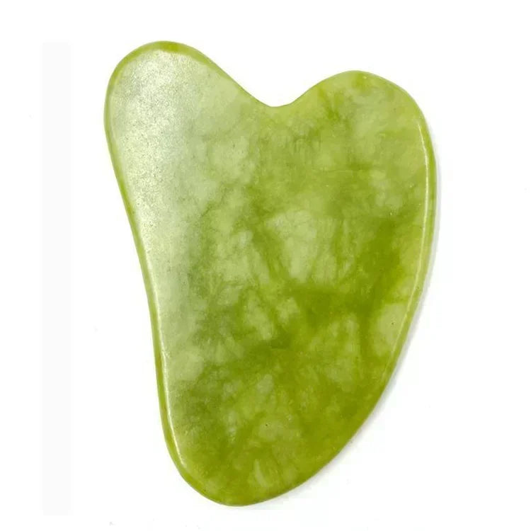 Natural Jade Gua Sha Face Massager – Facial & Eye Care SPA Tool