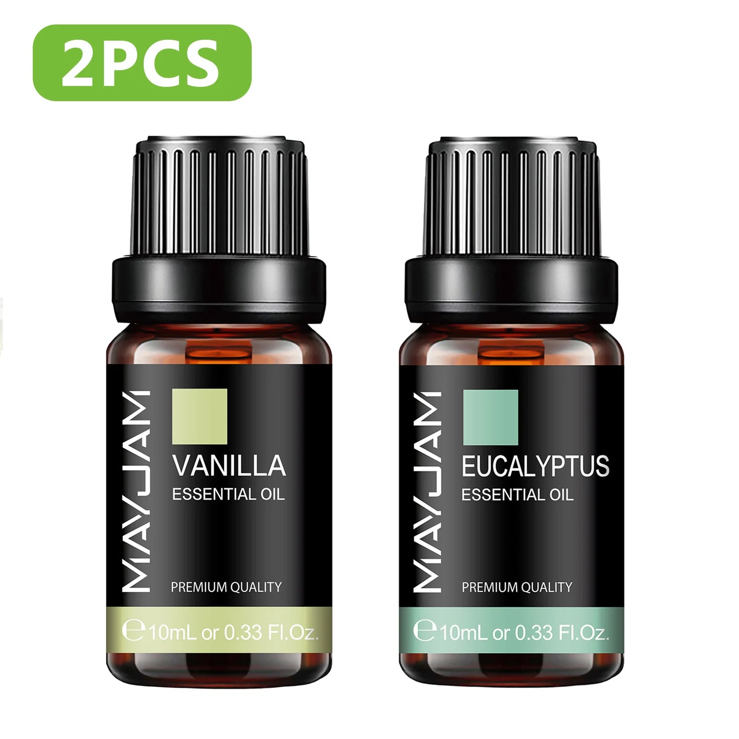 MAYJAM Essential Oils Set – Citronella, Jasmine, Eucalyptus, Sweet Orange & More