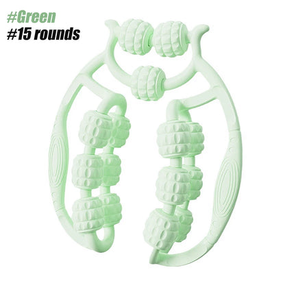 Leg Massager Roller – 12-Wheel Full Body Manual Massager